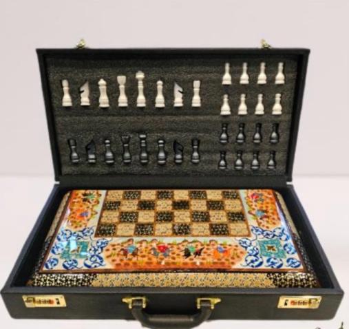 شطرنج نقاشی خاتم کاری 
