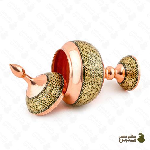 شکلات خوری مس خاتم کاری سایز 30