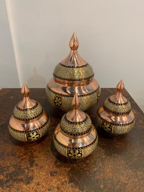 پک چهارمغز خاتم کاری 